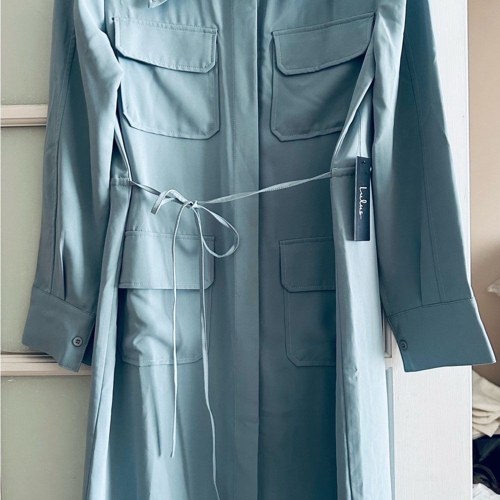 Lulus Light Blue Long Sleeve Dress